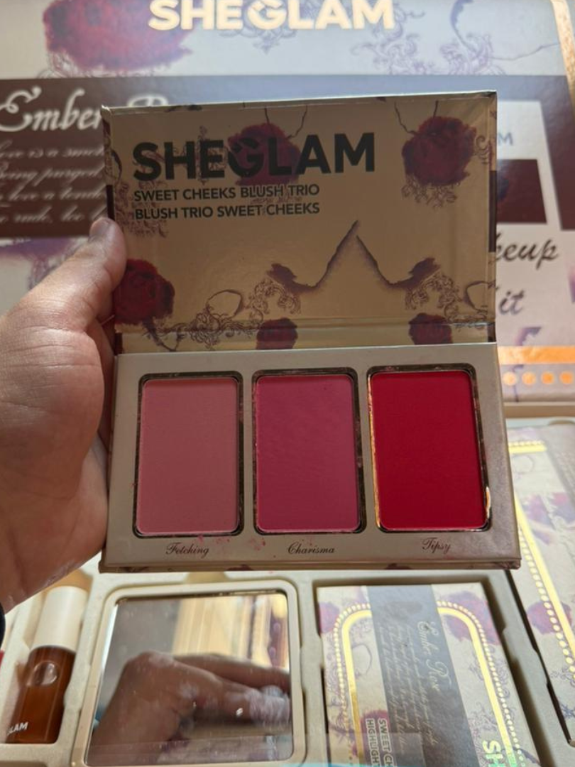 طقم مكياج SHEGLAM الأصلي – إصدار Ember Rose 🌹 - Image 7
